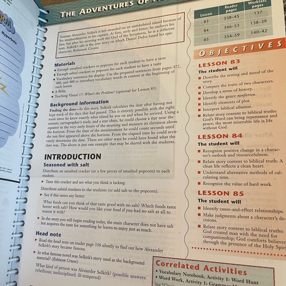 Reading 6 As full as the World BJU Press Homeschool curriculum! - Picture 5 of 10